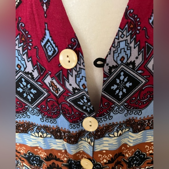 Boho Print Maxi Dress - Picture 8 of 12